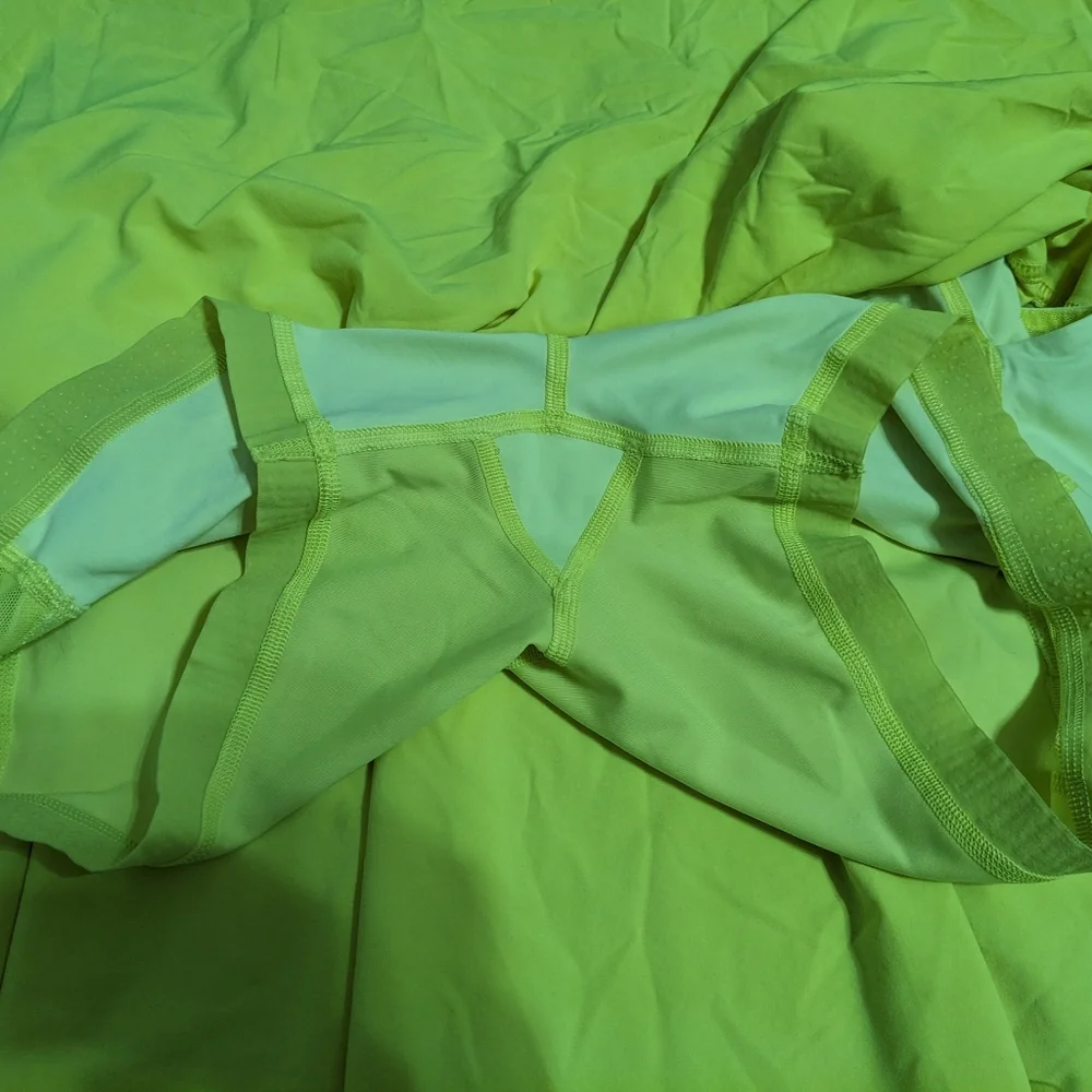 EUC! Lululemon Court Rival Skirt In Bright Yellow Size 10 - Picture 12 of 16